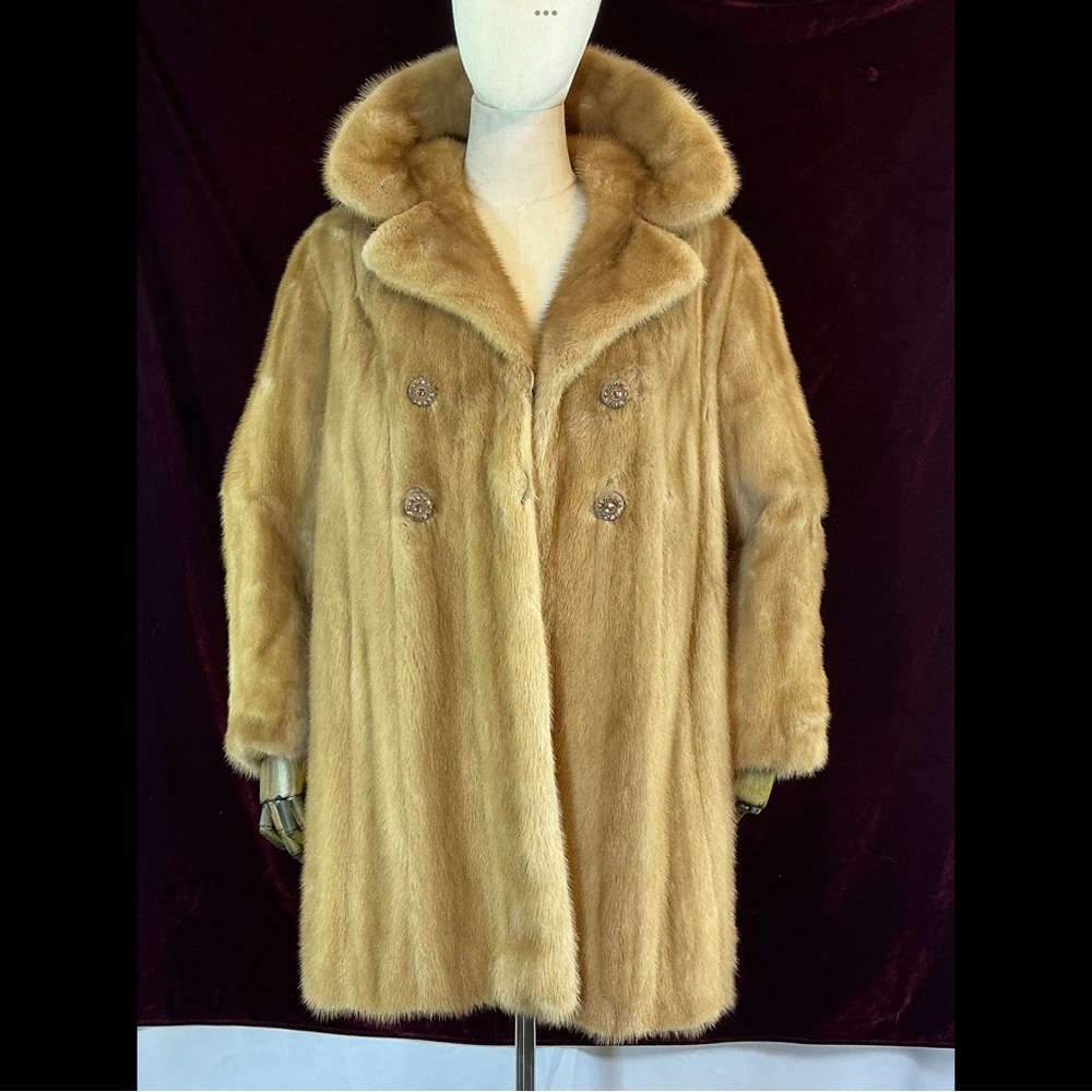 Blonde Mink Fur Coat